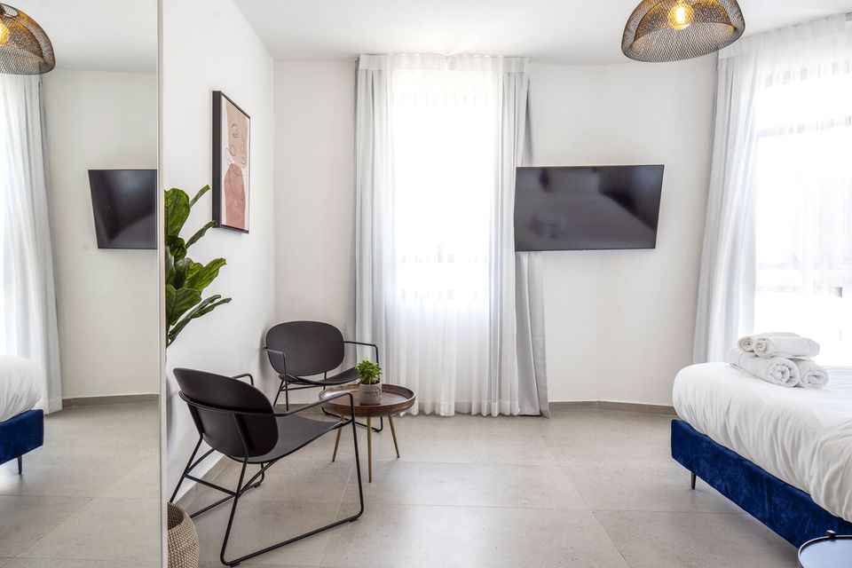 Suite avec balcon: coin salon
